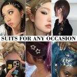 20 Pack Star Hair Clips - Non-Slip Barrettes