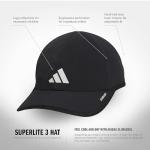 adidas Men's Adjustable Performance Cap in Black/White