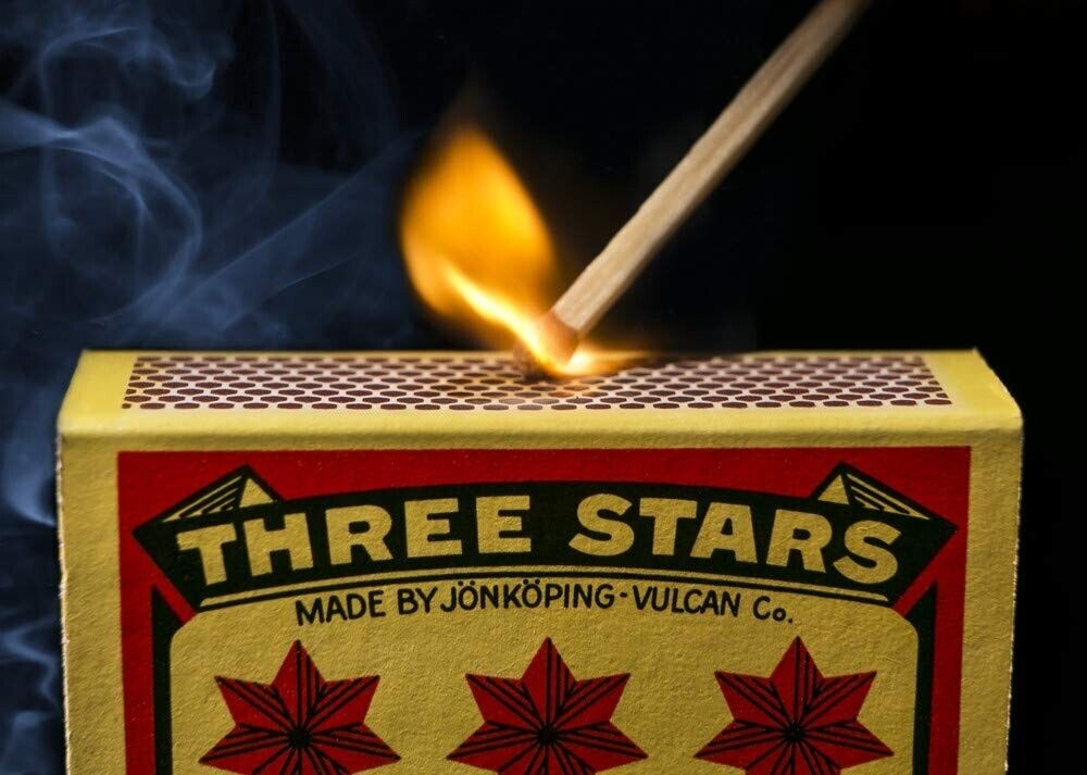 Preppers' 20 Boxes of Three Star Matches