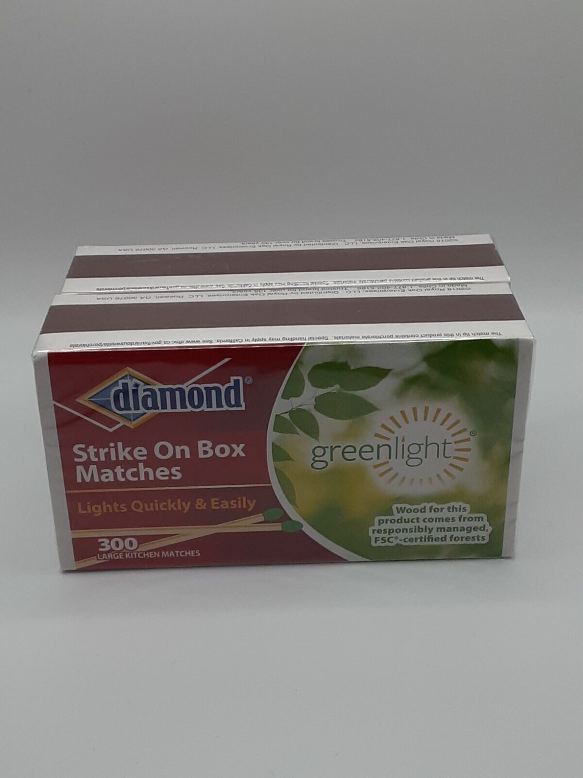 Greenlight Diamond 600 Wood Matches (2-Pack)
