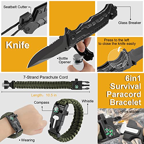 19-in-1 Emergency Survival Kit for Men