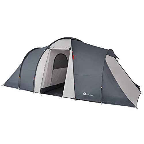 8 Person Waterproof Camping Tent with Divided Rooms
