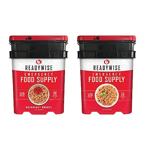 Emergency Food Supply: Freeze-Dried Meals, 240 Servings