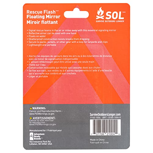 Outdoor Survival Signaling Mirror - 2 Pack