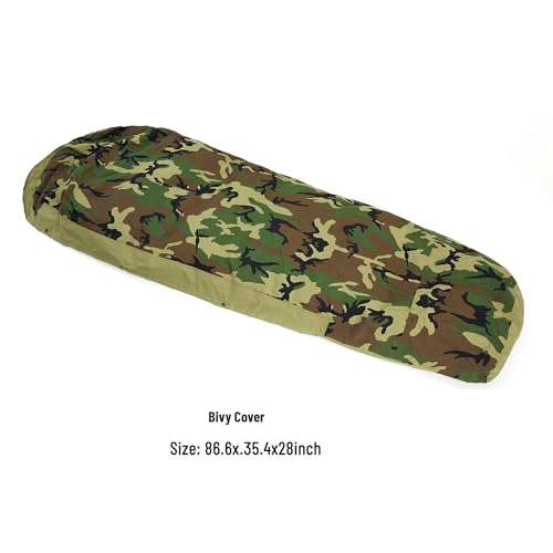 Military Modular Sleeping Bags System - All Season, Woodland