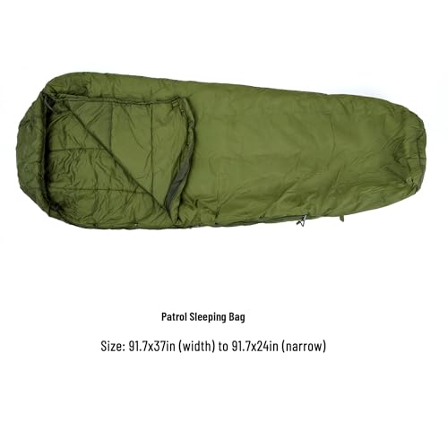 Military Modular Sleeping Bags System - All Season, Woodland