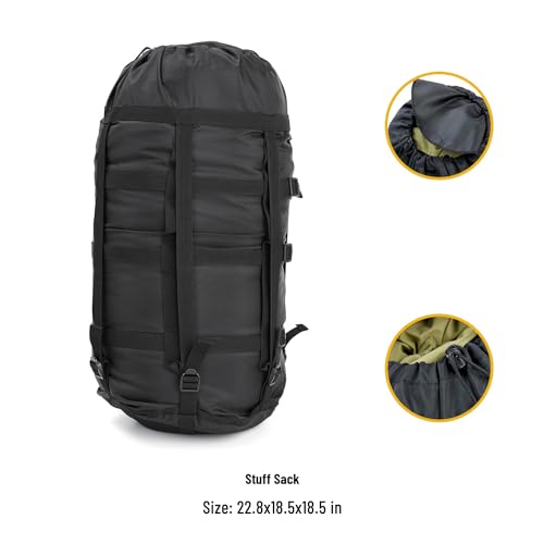Military Modular Sleeping Bags System - All Season, Woodland