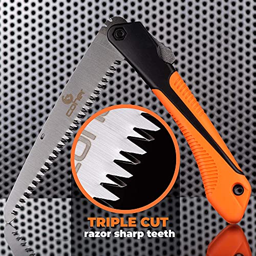 8-Inch Folding Hand Saw for Preppers