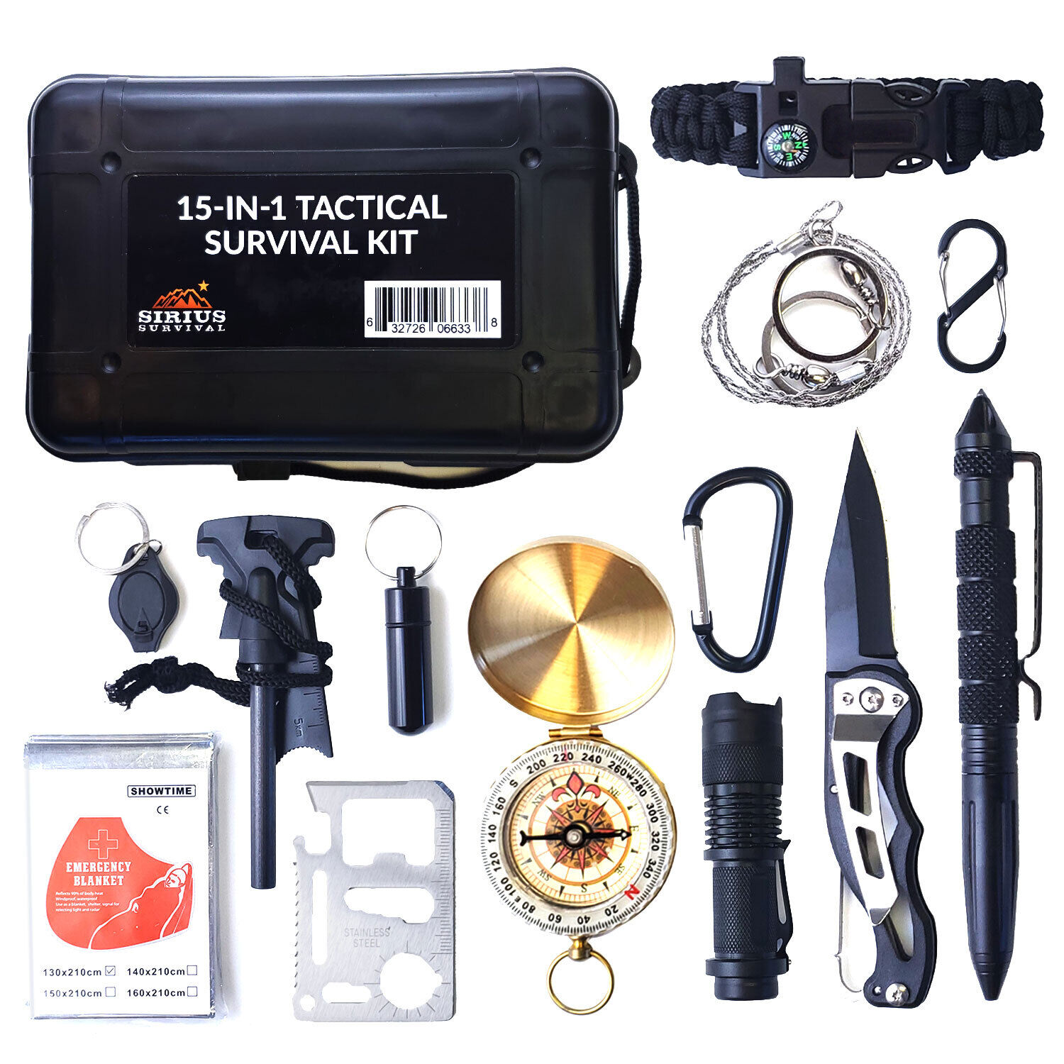4-Person Survival Backpack for 72 Hours