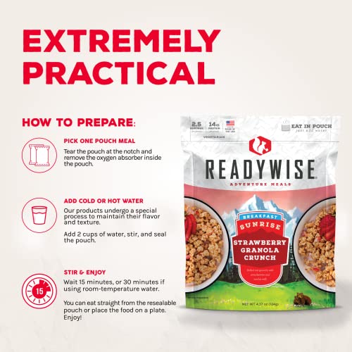 ReadyWise Adventure Bag | 2-Day Freeze-Dried Food