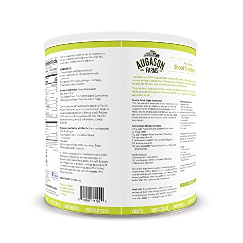 Freeze Dried Sliced Strawberries - Augason Farms