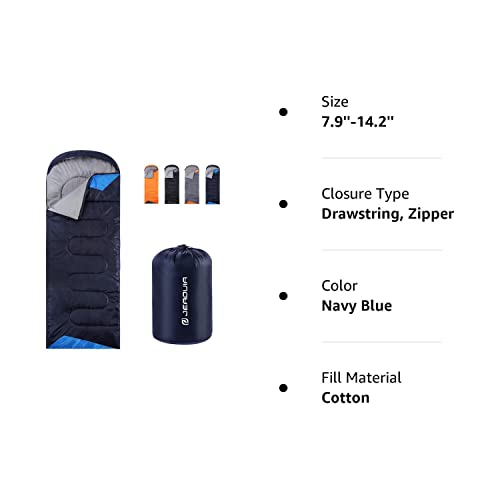 Adults Cold Weather Sleeping Bags, Lightweight & Waterproof