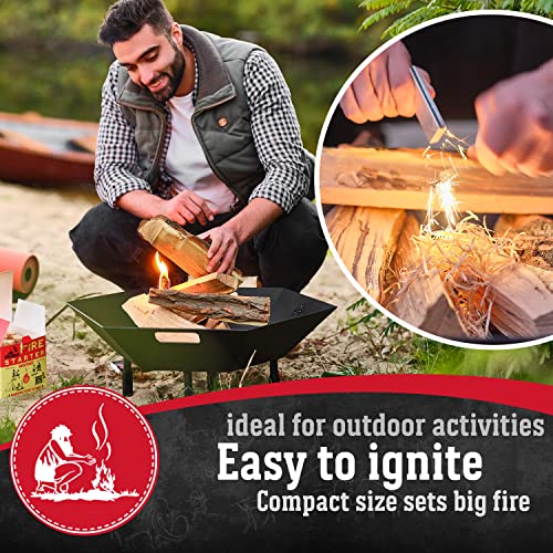 50 Natural Waterproof Fire Starters for Fireplace