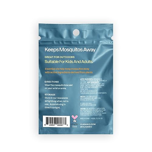 10-Pack Natural Mosquito Repellent Bracelets