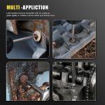 TOPEC Damaged Screw Extractor Set, 7 Piece Easy Out Bolt Extractor for Easily Remove Broken Bolts, Stripped Screws, Studs 