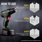 22Pcs Titanium Damaged Screw Extractor Set - Remover for Stripped Head Screws Nuts & Bolts Drill Bit Tools for Easy Removal of Rusty & Broken Hardware High Speed Steel 