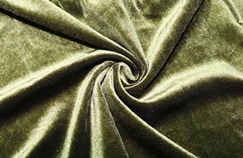 Women’s Long Velvet Asymmetrical Jacket, Military Green