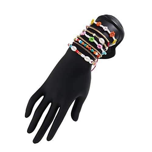 Colorful Boho Flower Beaded Bracelets Set