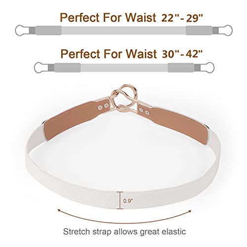 Retro Stretch Skinny Belt Set for Women