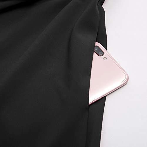 Belle Poque High Waist A-Line Skater Midi Skirt