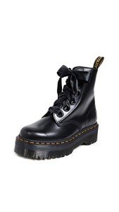 Dr. Martens 6 Eye Boots in Nero