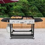 Royal Gourmet 4-Burner Propane Grill and Griddle Combo