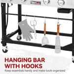 Royal Gourmet 4-Burner Propane Grill and Griddle Combo