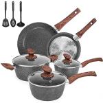 M Melenta 11-Piece Nonstick Granite Cookware Set