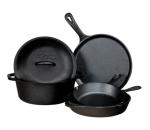 Lodge Pre-Seasoned Cast Iron Cookware Set