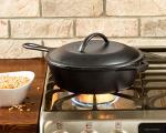 Lodge 2-in-1 Cast Iron Combo Cooker 3.2 Qt