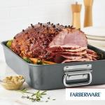 Farberware Nonstick Steel Roaster with Flat Rack
