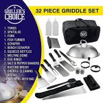 32-Piece Heavy Duty Griddle Accessories Set