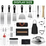 120 Pcs Griddle Accessory Kit for Outdoor Cooking