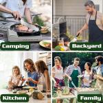 120 Pcs Griddle Accessory Kit for Outdoor Cooking