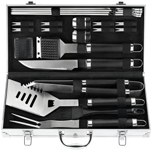 22-Piece Heavy Duty BBQ Grill Tools Set
