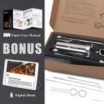 Ofargo Stainless Steel Meat Injector Kit with Needles