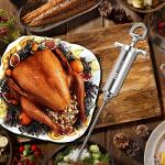 Ofargo Stainless Steel Meat Injector Kit with Needles