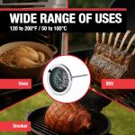 CDN Glow Dial Ovenproof Meat Thermometer
