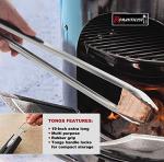 Heavy Duty Grill Tool Set - 4 Piece Essentials