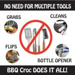 BBQ Croc 3-in-1 Barbecue Tool - 18 Inch