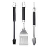 Weber 3-Piece Stainless Steel Grilling Tool Set