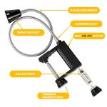 Super-Bright Magnetic LED Grill Lights with Gooseneck