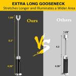 Bright LED Grill Lights with Magnetic Base, 2-Pack