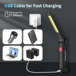 Rechargeable LED Work Light with Magnetic Base