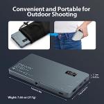 ENEGON 4000mAh Rechargeable Bicolor LED Light