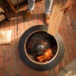 Smokeless 25-Inch Patio Fire Pit Bundle