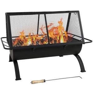 Sunnydaze 36-Inch Northland Steel Fire Pit Grill