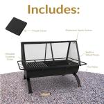 Sunnydaze 36-Inch Northland Steel Fire Pit Grill