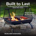 Sunnydaze 36-Inch Northland Steel Fire Pit Grill