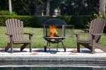 Fire Sense Bessemer Rolling Patio Fire Pit 28
